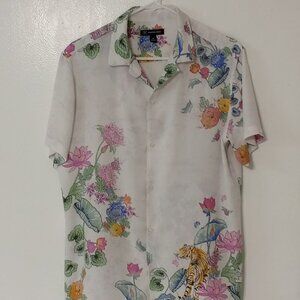 Men’s Summer Short Sleeve Shirt with Print – INC International Concepts, Size M